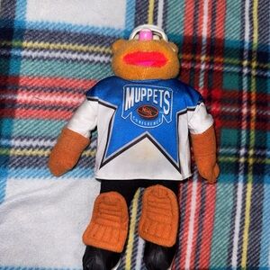 Muppets Plush Hockey Figure in Blue and White Jersey